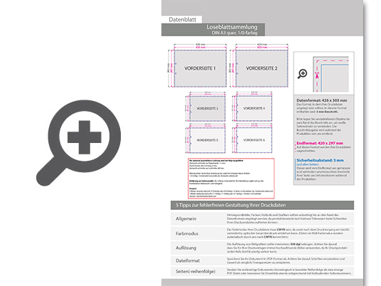 Product Bild loseblattsammlung_din_a3_quer__200_bl__tter_pro_sammlung__vorne_schwarz_(1_0)