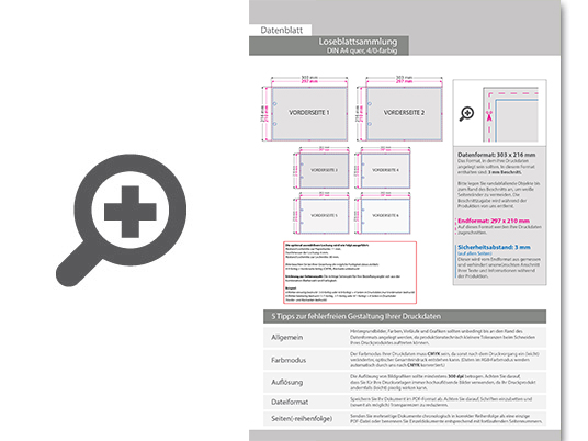 Product Bild loseblattsammlung_din_a4_quer__168_bl__tter_pro_sammlung__vorne_farbig_(4_0)