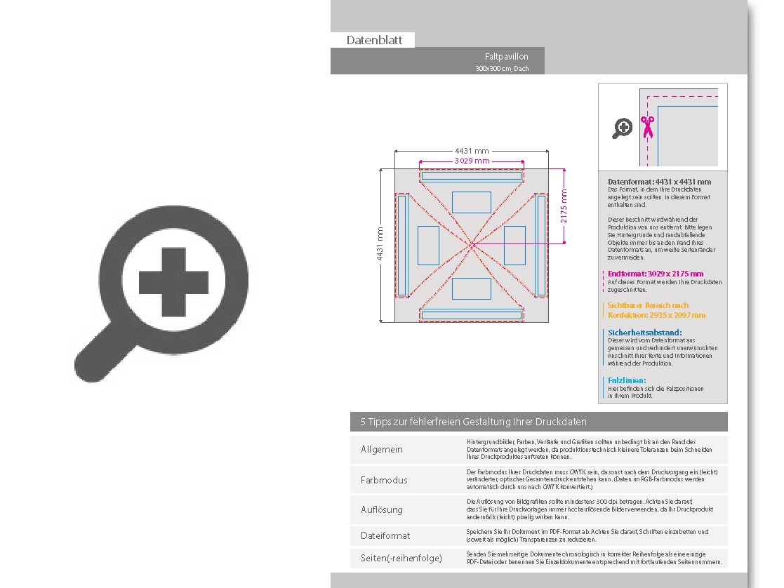 Product Bild faltpavillon_300_x_300_cm_mit_einseitig_bedrucktem_dach_inkl__tasche_&_montage-kit