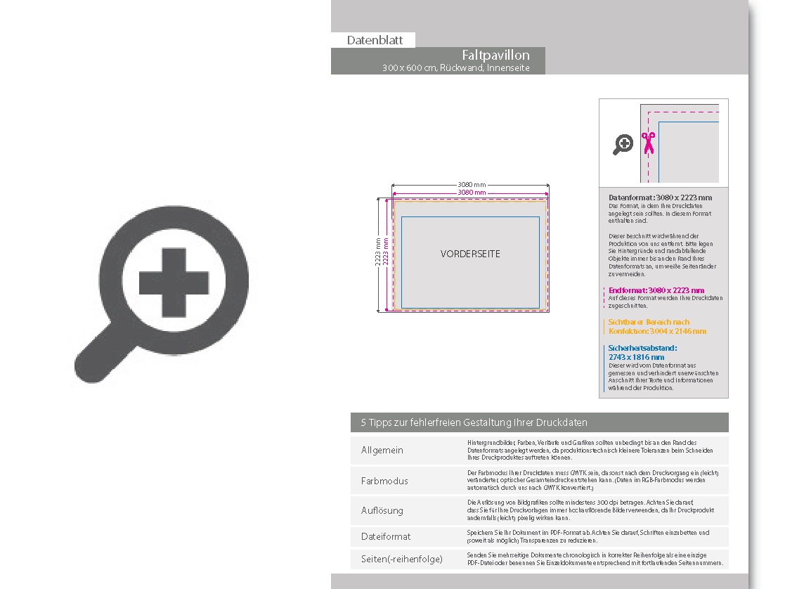 Product Bild r__ckwand_f__r_faltzelt_300_x_600_cm__innen_einseitig_bedruckt
