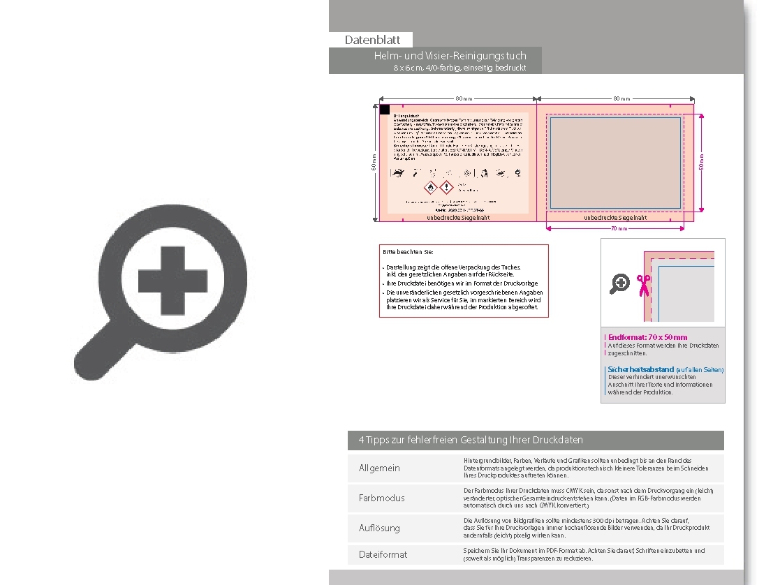 Product Bild topseller__helm-_und_visier-reinigungstuch__8_x_6_cm__4_0-farbig_einseitig_bedruckt