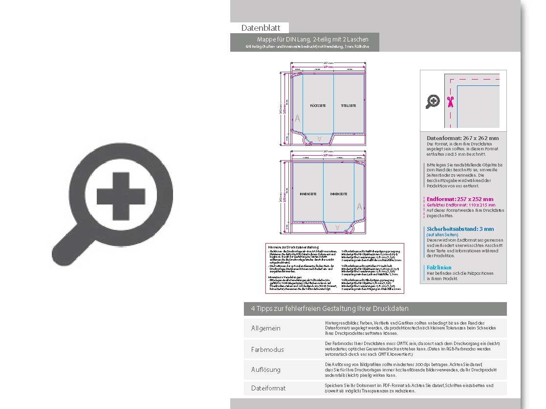 Product Bild mappe_f__r_din_lang__2-teilig_mit_2_laschen__4_4_farbig_(au__en-_und_innenseite_bedruckt)__mit_hochglanz-uv-lack