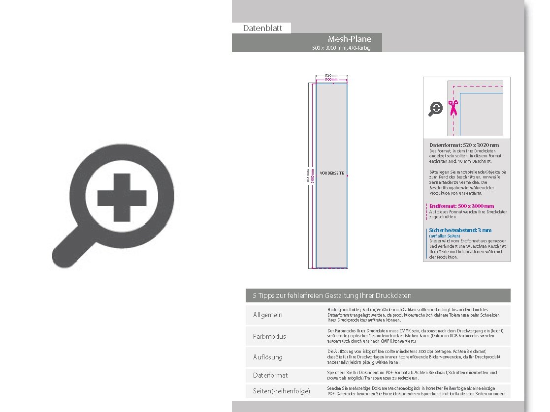 Product Bild hochwertige_mesh-plane_(pvc-frei)__50_x_300_cm__4_0-farbig_bedruckt__ums__umt_+___sen_im_abstand_von_50_cm_oben_und_unten
